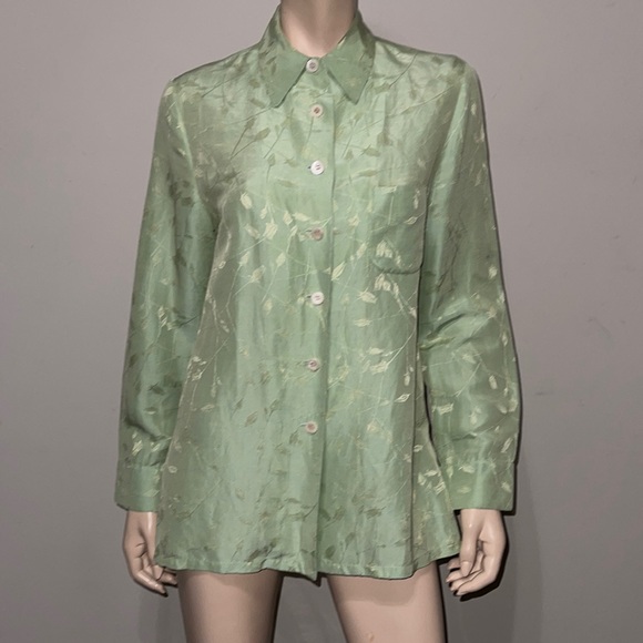 Bernard Zins Jackets & Blazers - Bernard Zins Silk Linen Jacket Top 6